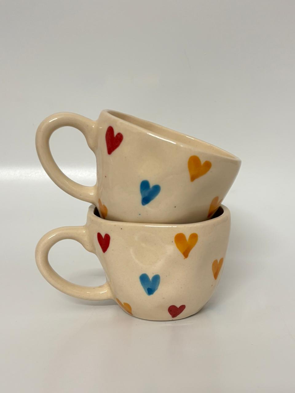 Heart Sprinkle Ceramic Mug