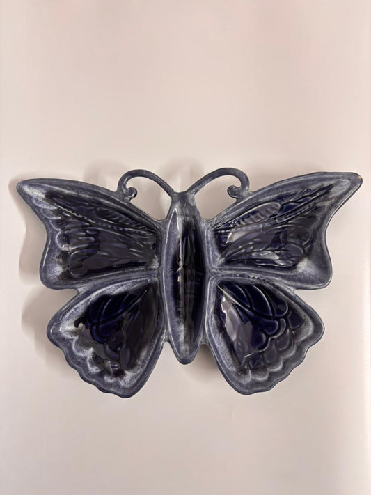 Butterfly-Shaped Ceramic Platter
