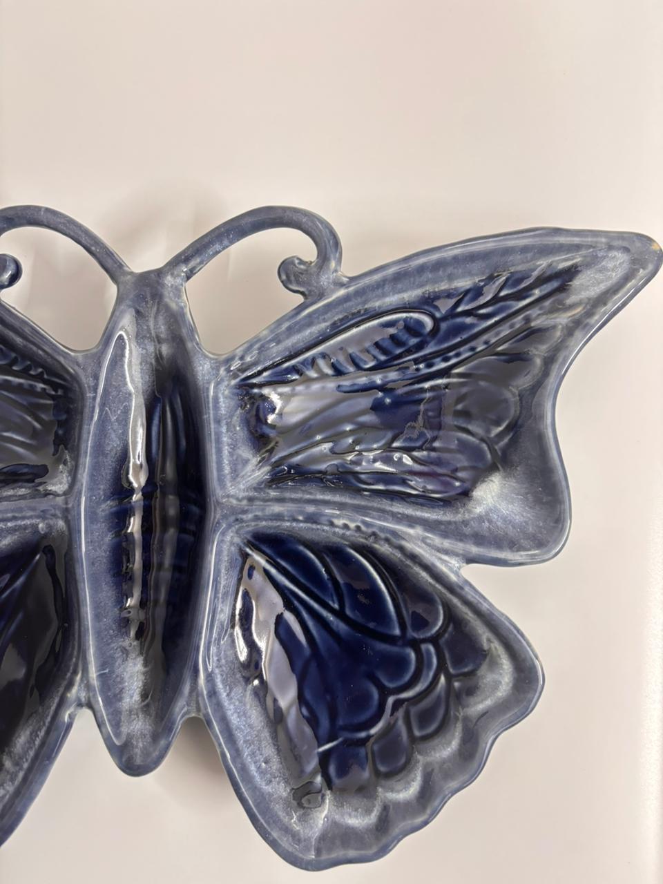 Butterfly-Shaped Ceramic Platter