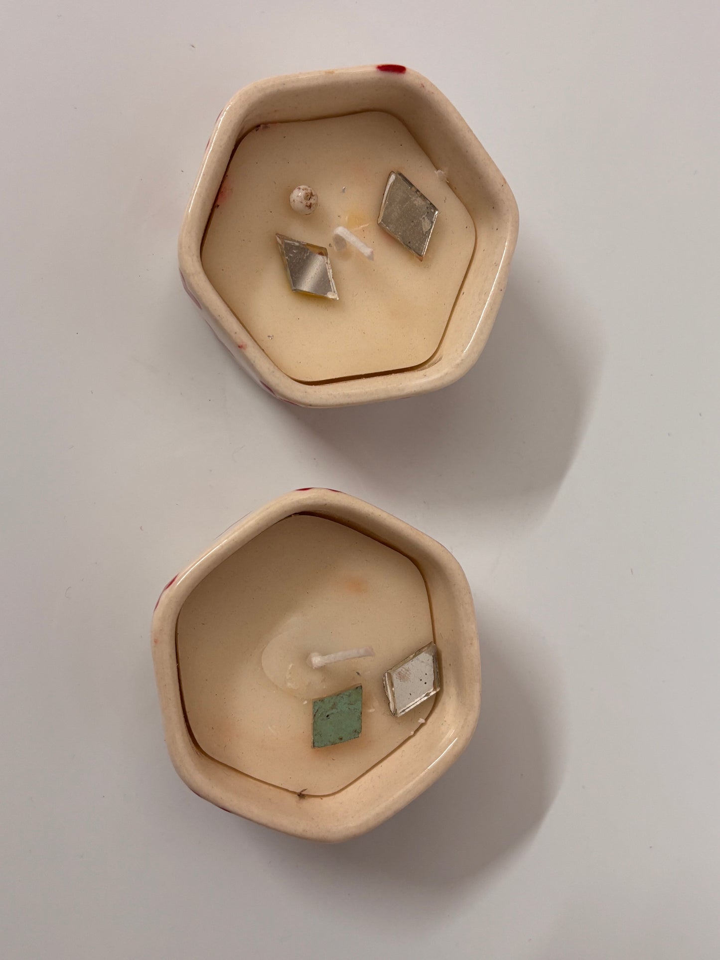 MirrorGlow Cream Wax Candle Set 
(Set of 2)