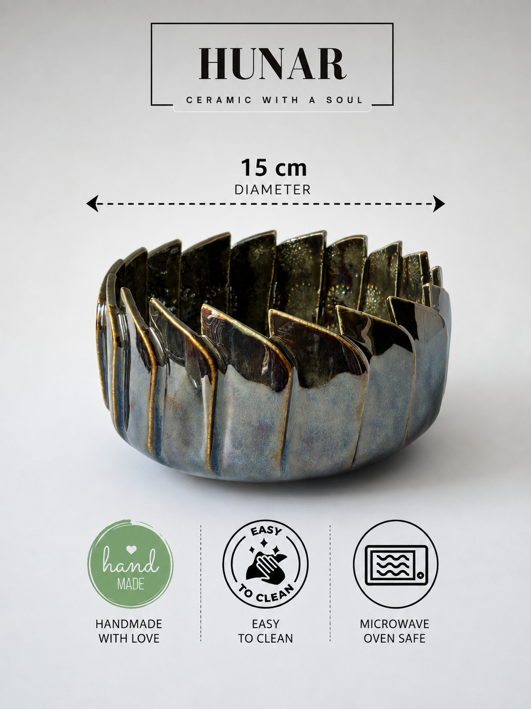 Handmade Sculptural Ceramic Bowl