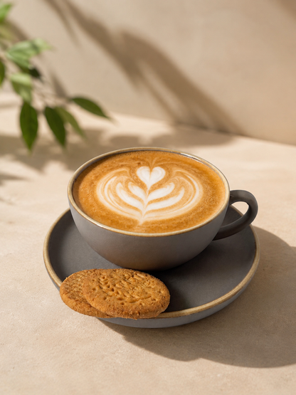 Hunar Ceramic Cappuccino Cup & Saucer