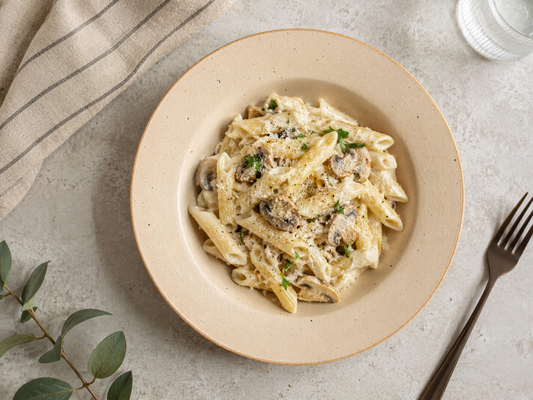 Ivory Speckle Pasta Plate