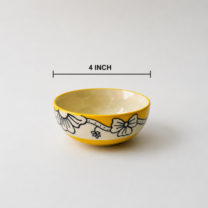 Sun Bloom Floral Dinner Set (Set of 6)