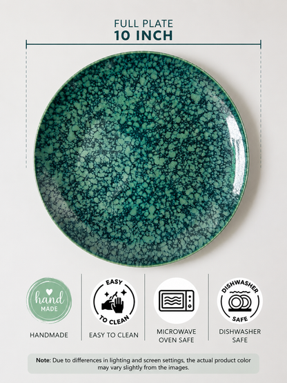 Green Speckled 
Ceramic Dinner Set – 20 Pieces