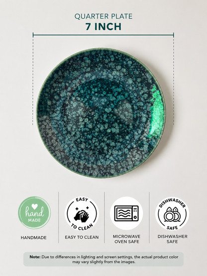 Green Speckled 
Ceramic Dinner Set – 20 Pieces