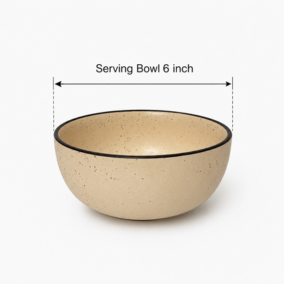 Speckled Beige Ceramic
 Dinner Set – 20 Pieces