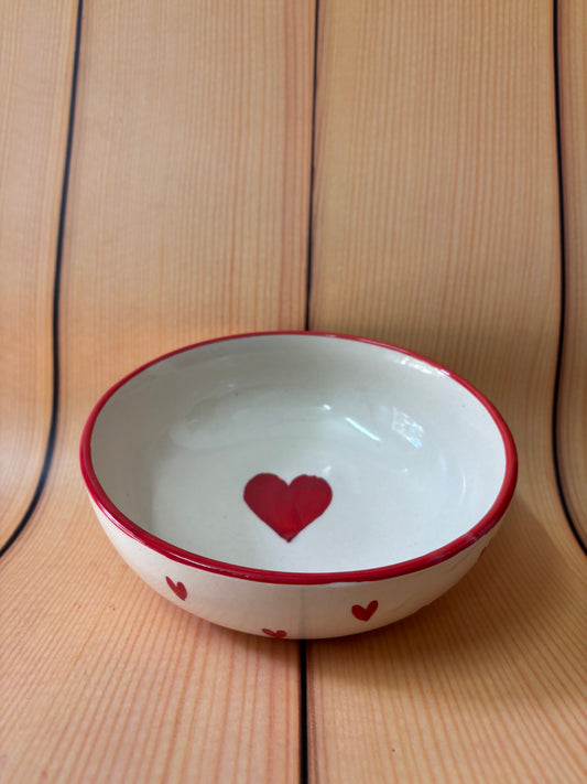 Heartful Love Ceramic Bowl