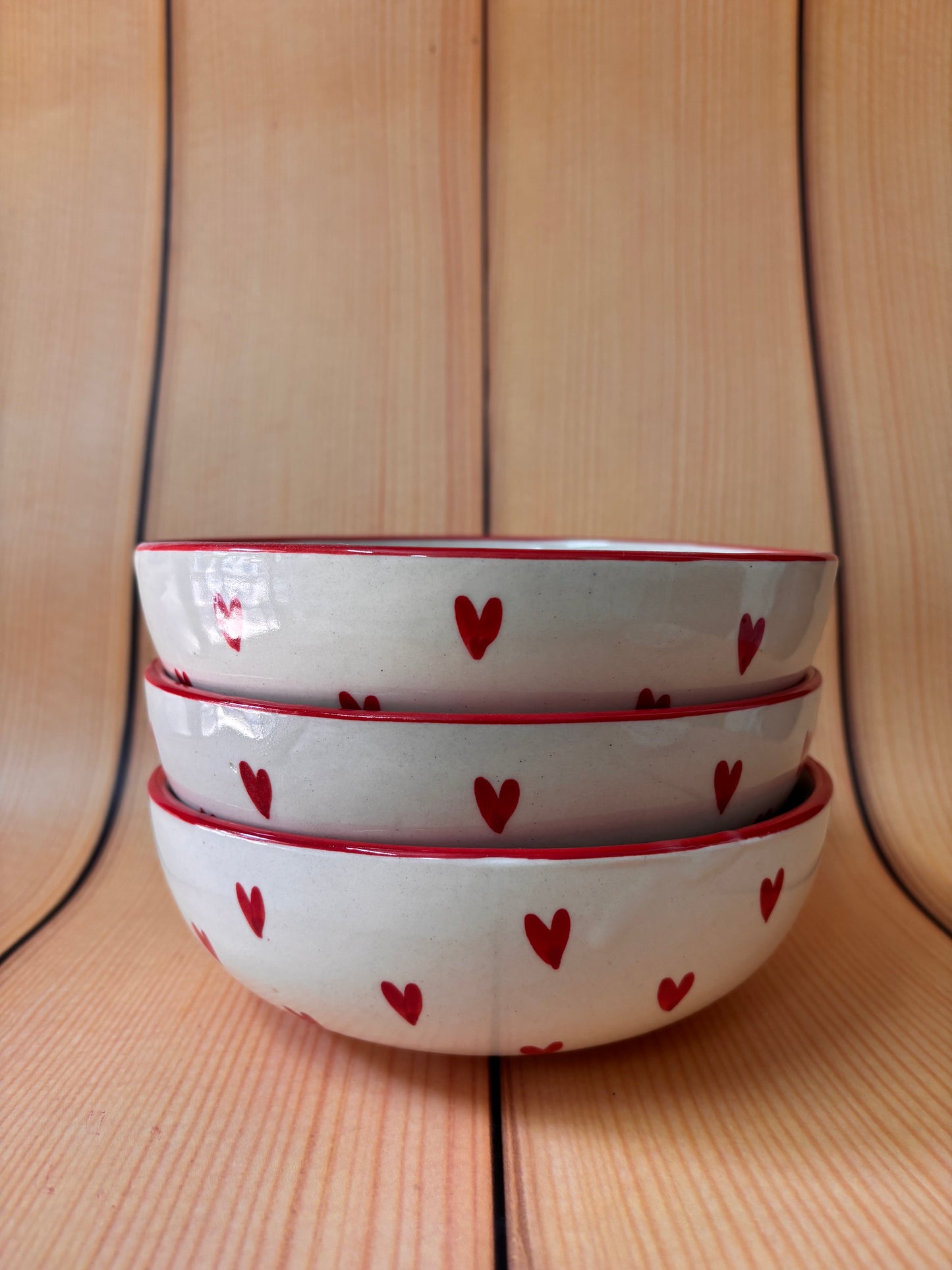 Heartful Love Ceramic Bowl