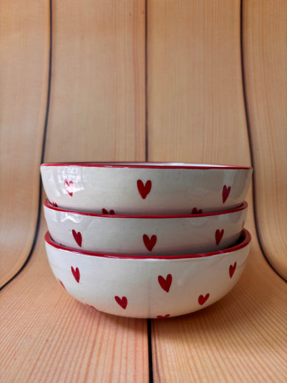 Heartful Love Ceramic Bowl