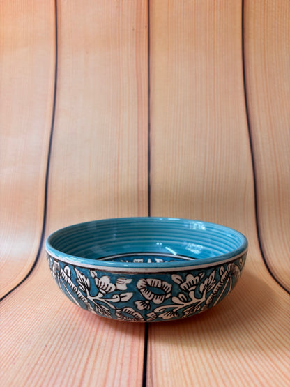 Blue Blossom Ceramic Bowl