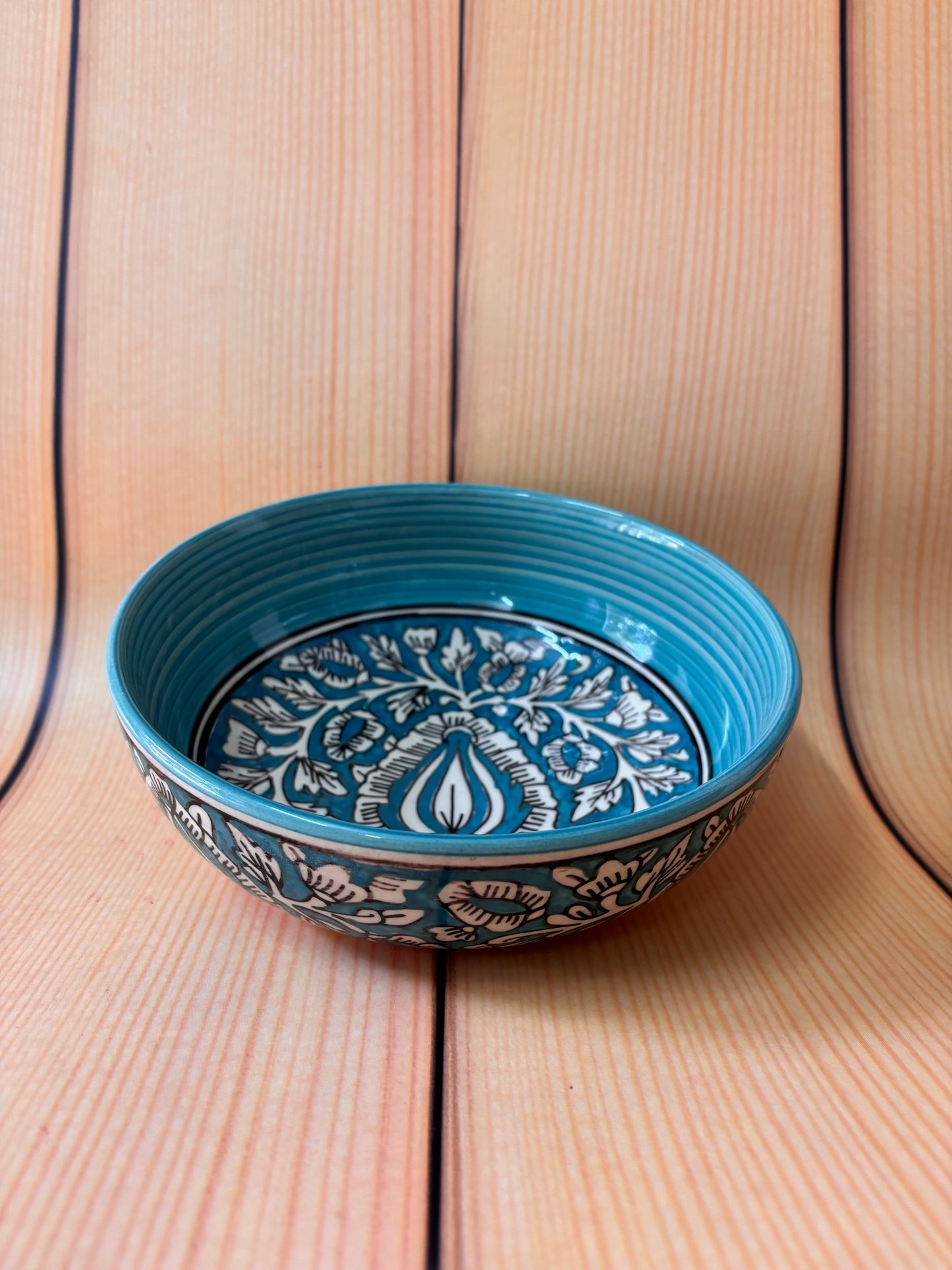 Blue Blossom Ceramic Bowl