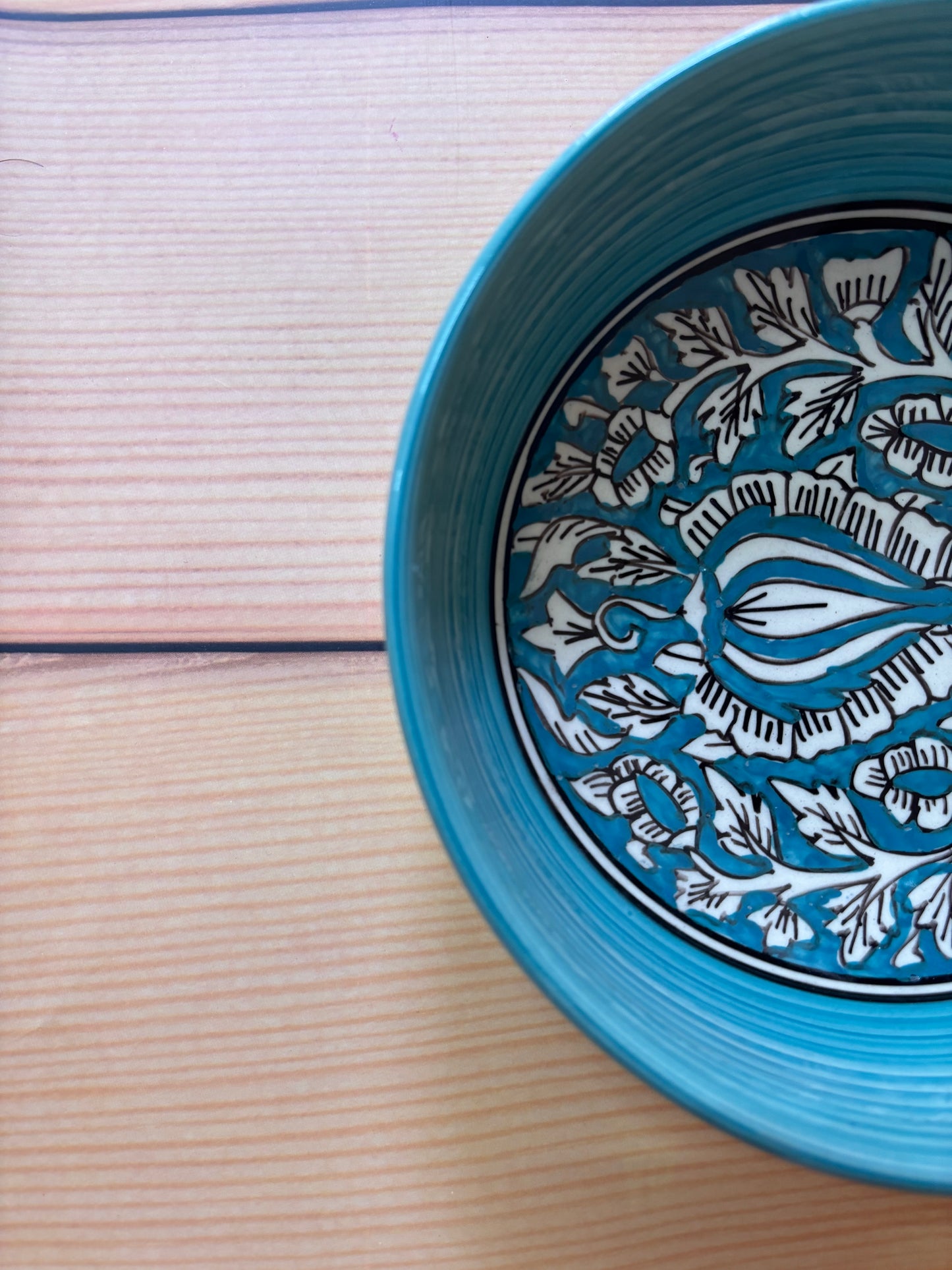Blue Blossom Ceramic Bowl