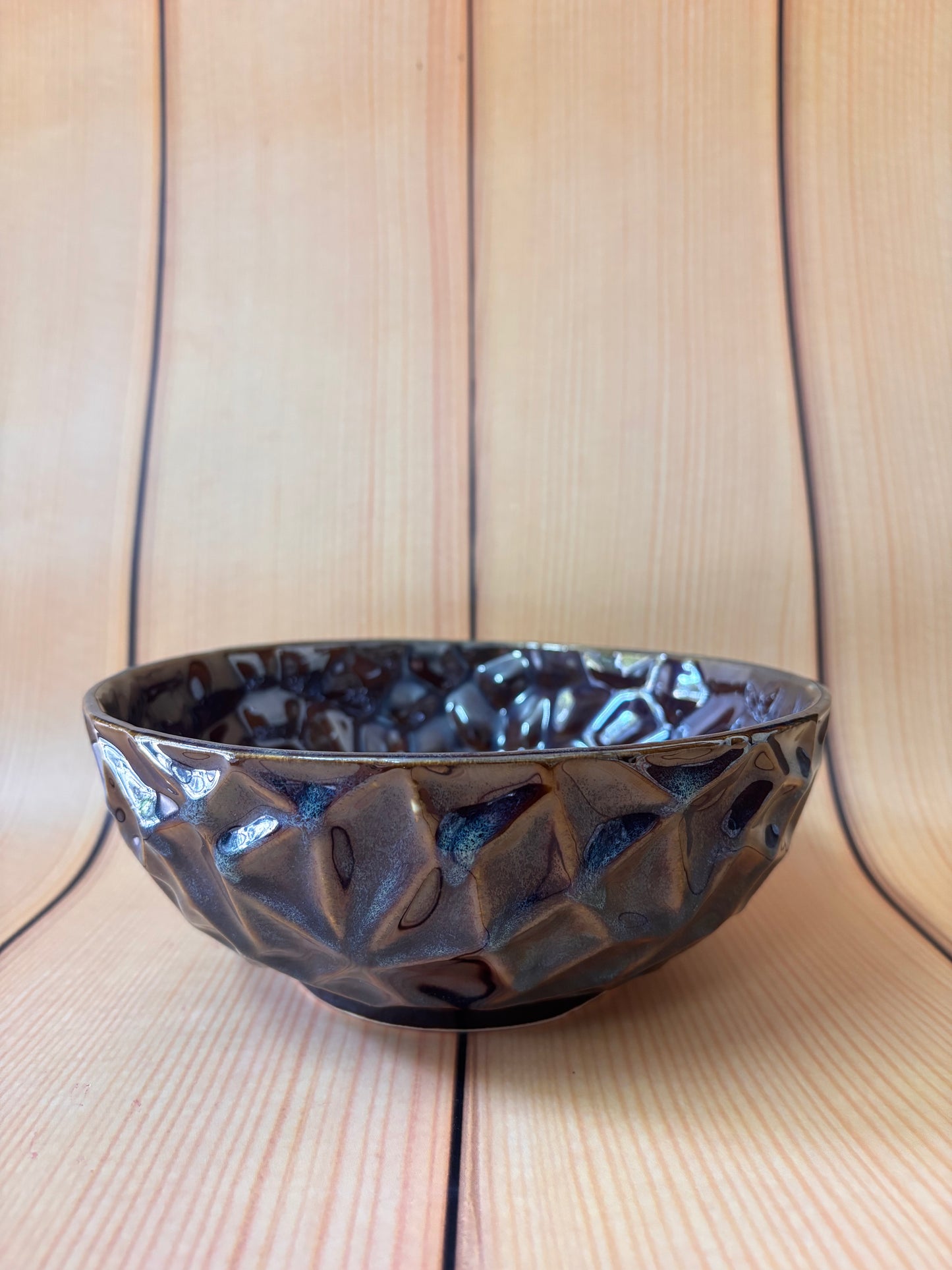 Midnight Stone Ceramic Bowl