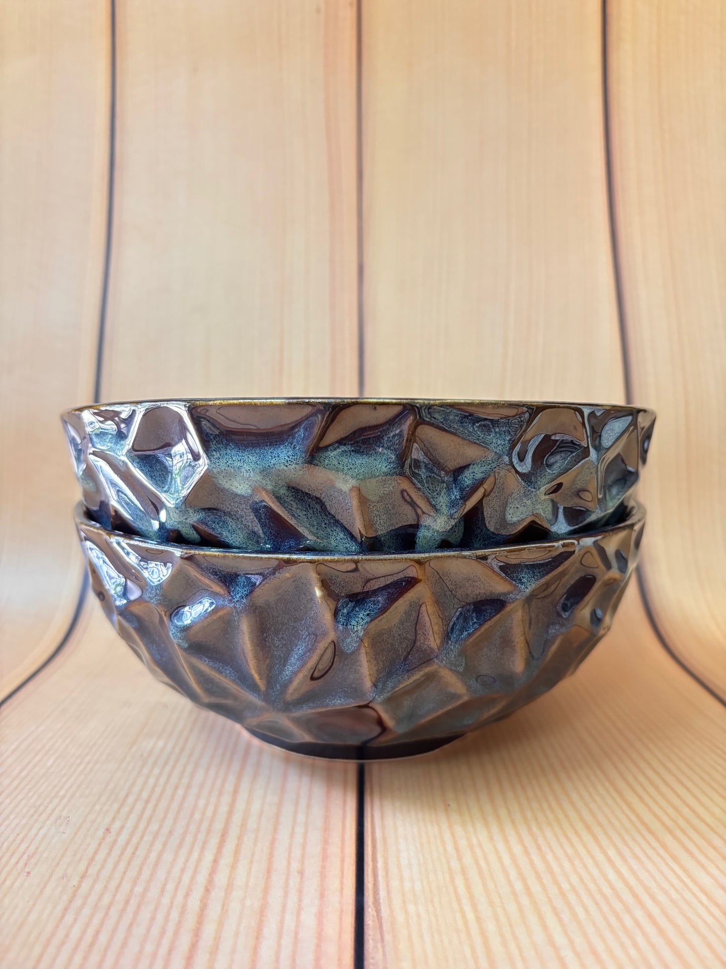 Midnight Stone Ceramic Bowl