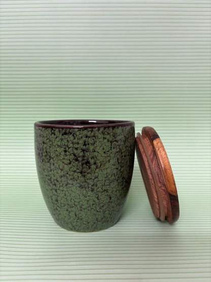 Moss Green Airtight Jar