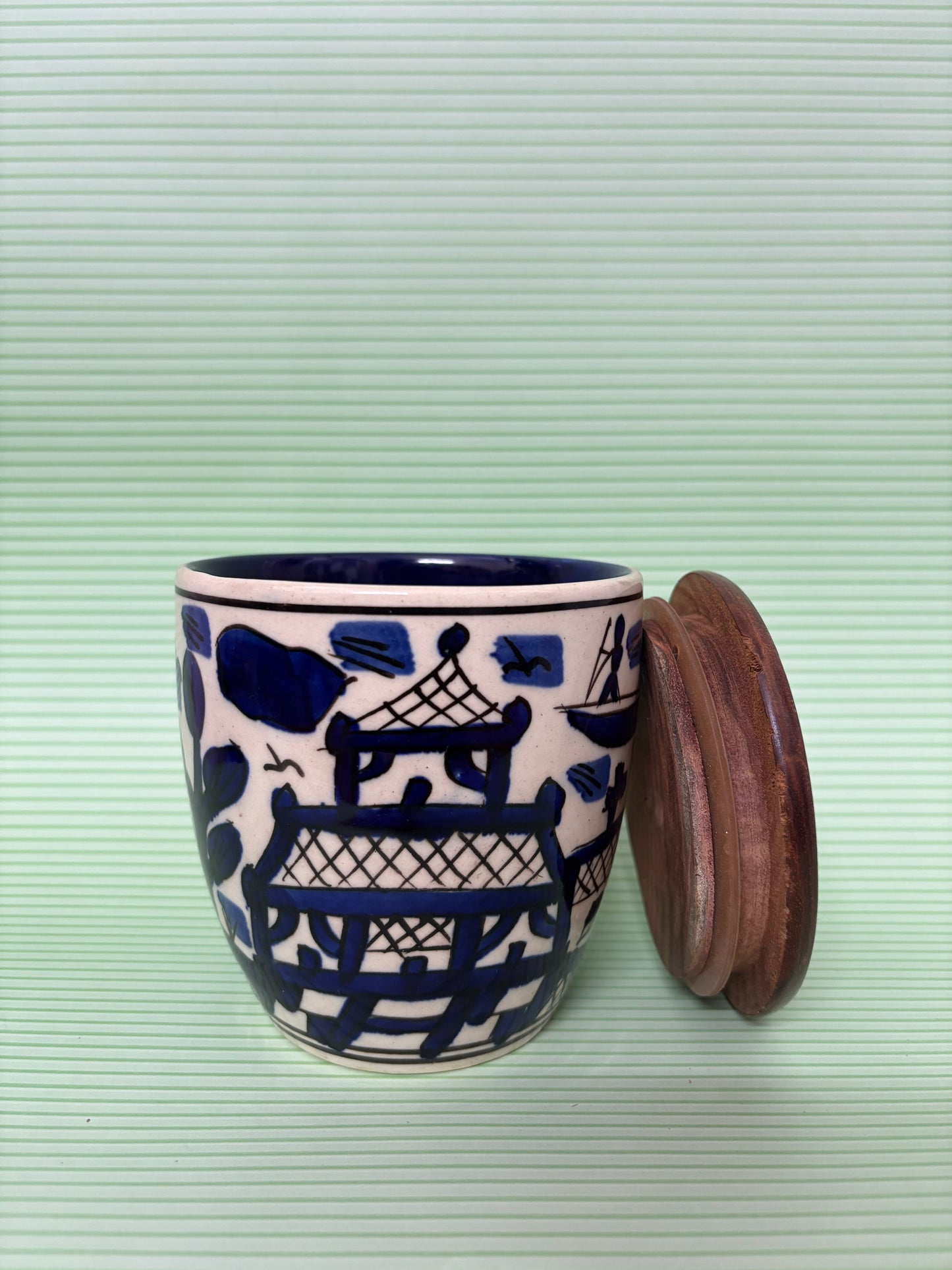 Indigo Heritage Jar