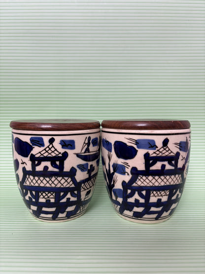 Indigo Heritage Jar