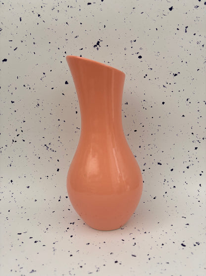 Coral Gloss Ceramic Vase