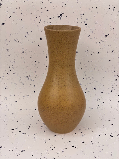 Matte Mustard Ceramic Vase