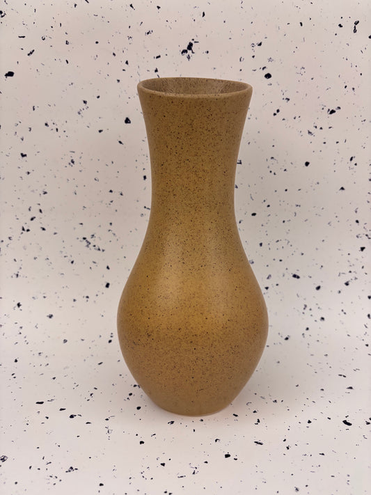 Matte Mustard Ceramic Vase