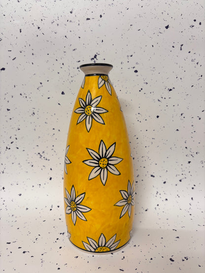 Blue Blossom Ceramic Vase