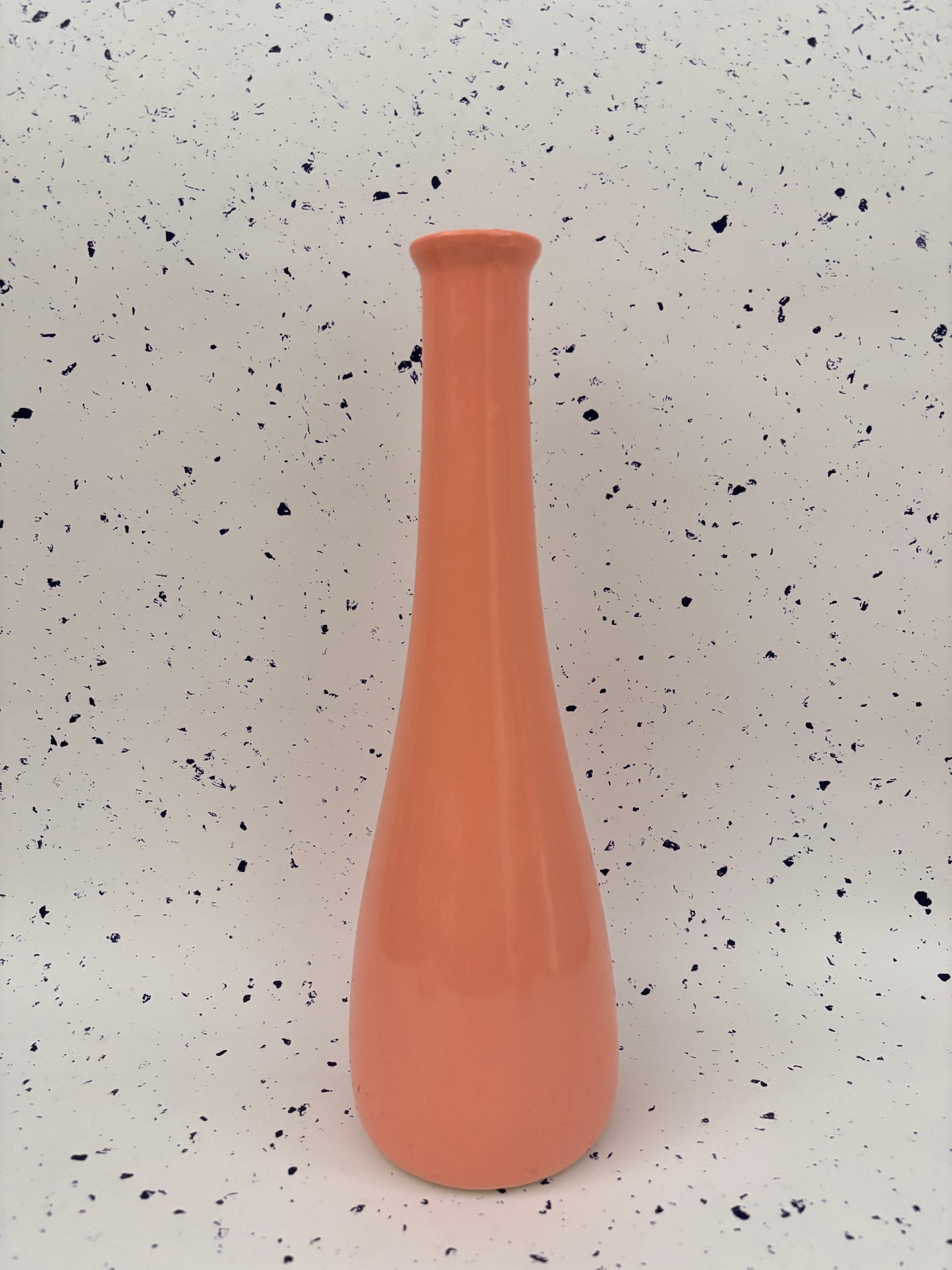 Coral Glaze Ceramic Vase