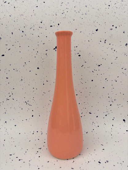 Coral Glaze Ceramic Vase