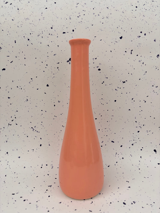 Coral Glaze Ceramic Vase