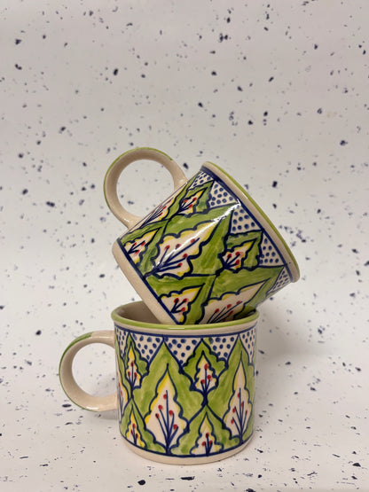 The Painted Petal Mug Set of 2