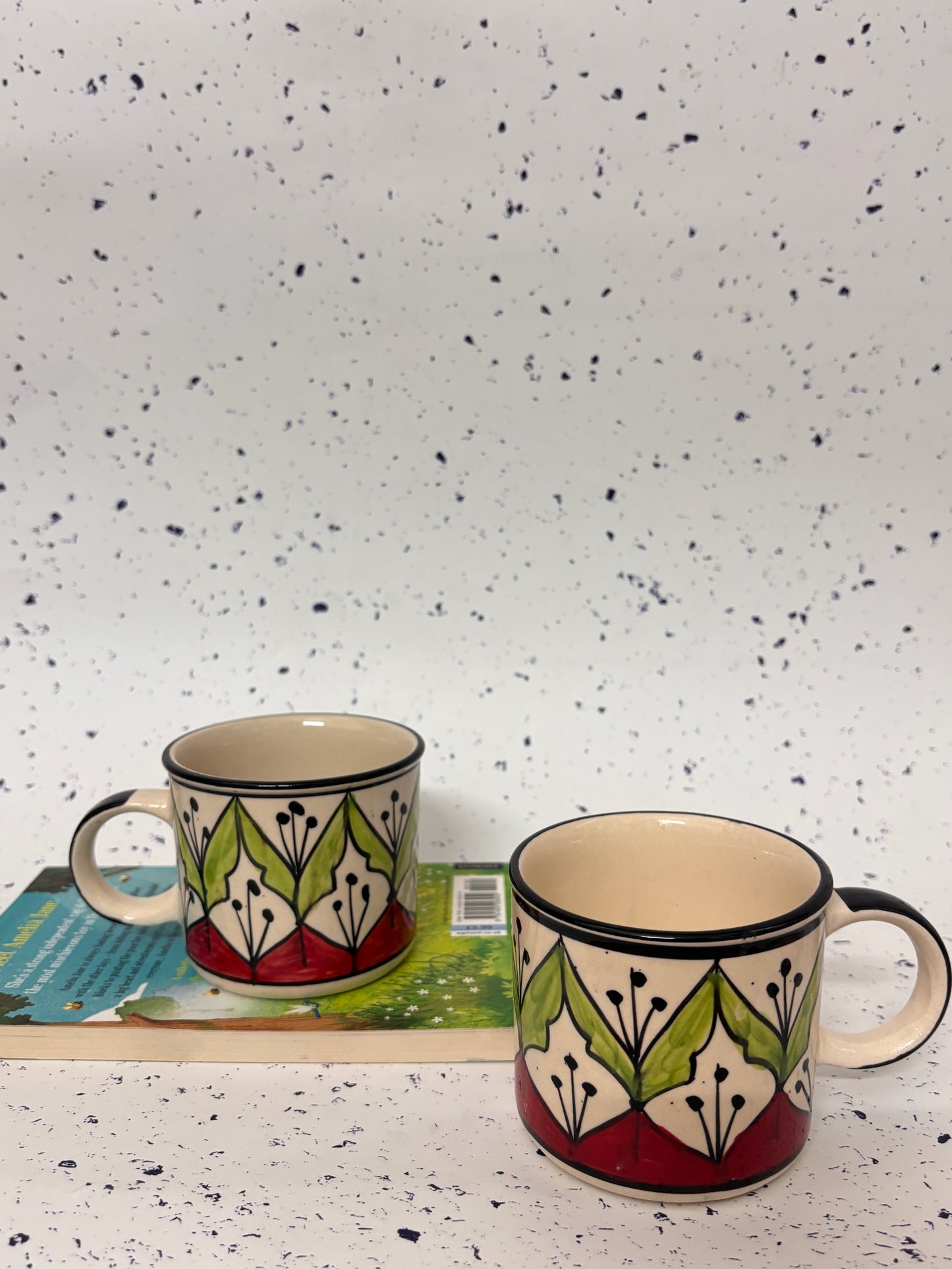 The Artisan Floral Mug Set of 2