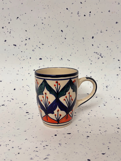 Indigo Bloom Ceramic Mug