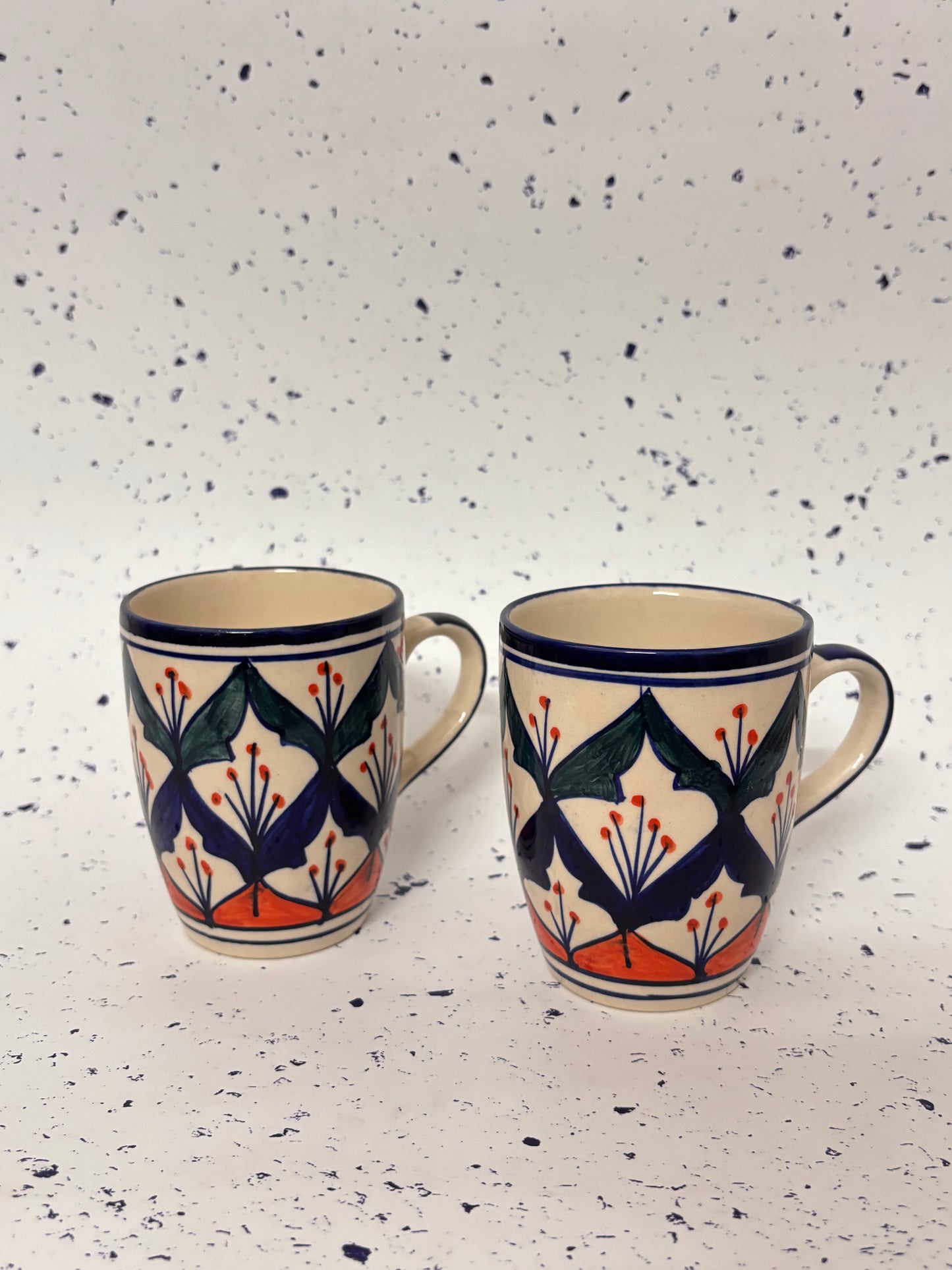 Indigo Bloom Ceramic Mug