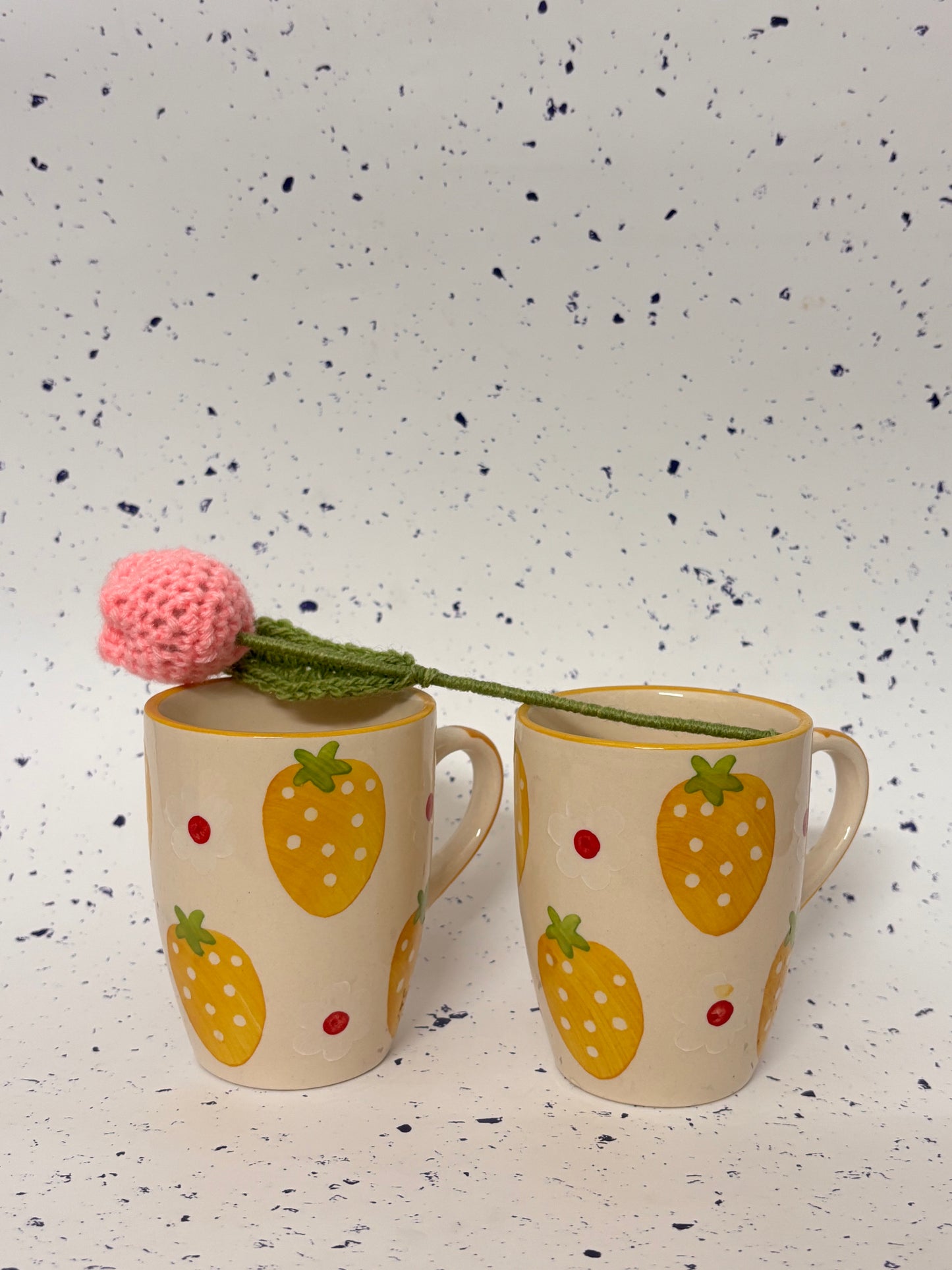Yellow Strawberry Delight Mug