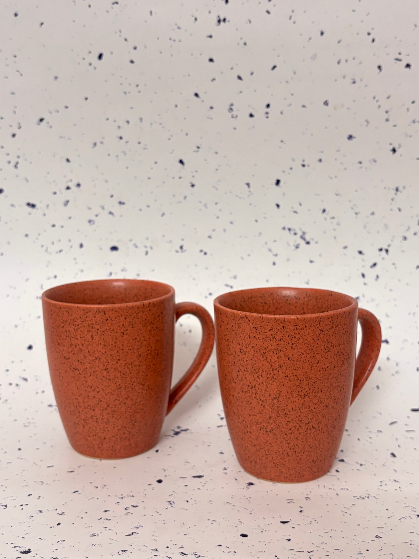 Coral Speckle Stoneware Mug