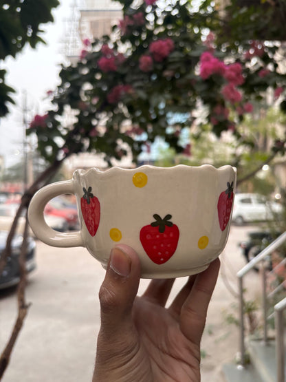 Strawberry Delight Ceramic Mug