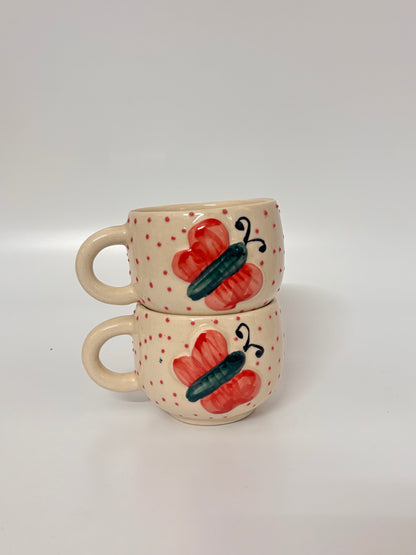 Butterfly Charm Ceramic Mug