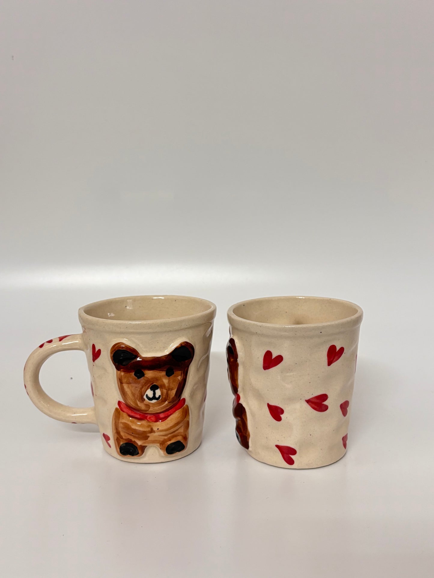 Hand-Painted Teddy Bear Mini Mug