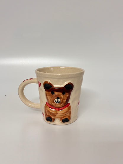 Hand-Painted Teddy Bear Mini Mug