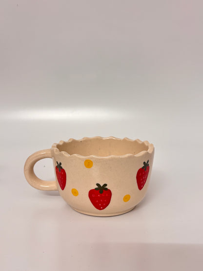 Strawberry Delight Ceramic Mug