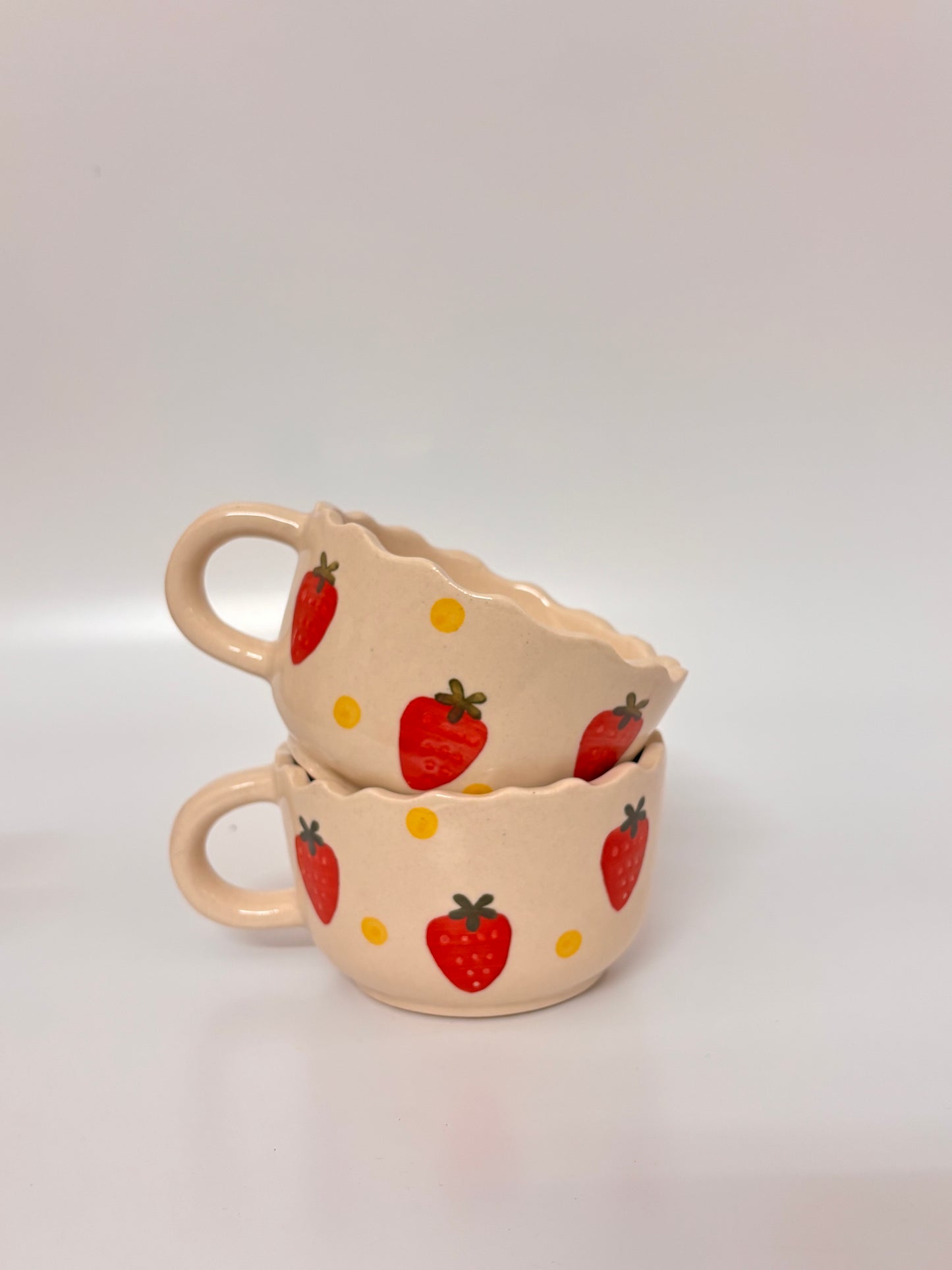 Strawberry Delight Ceramic Mug