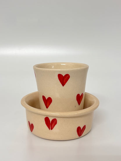Heartful Ceramic Ramekin Set