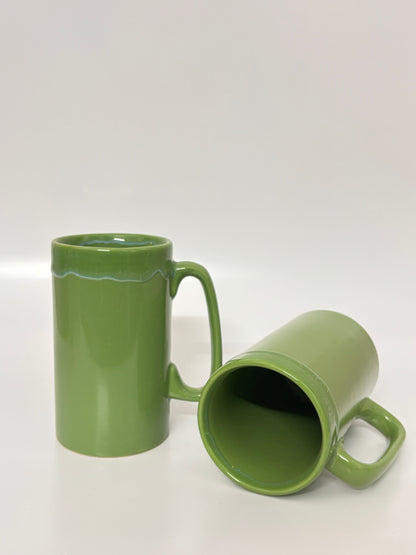 Moss Green Wave Mug
