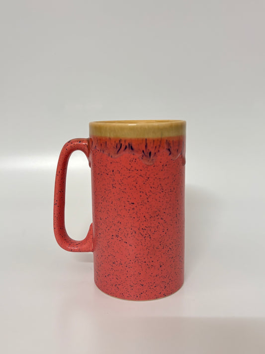 Crimson Drip Speckle Mug