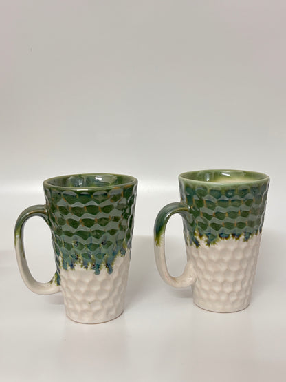 Forest Drip Hexagon Mug