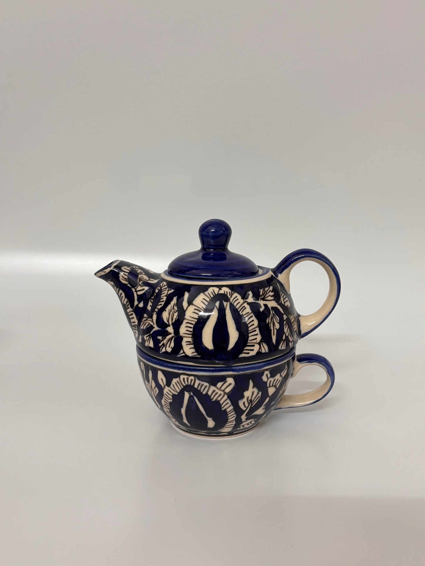 Indigo Handcrafted Tea-for-
One Set