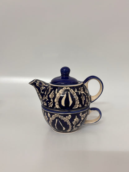 Indigo Handcrafted Tea-for-
One Set