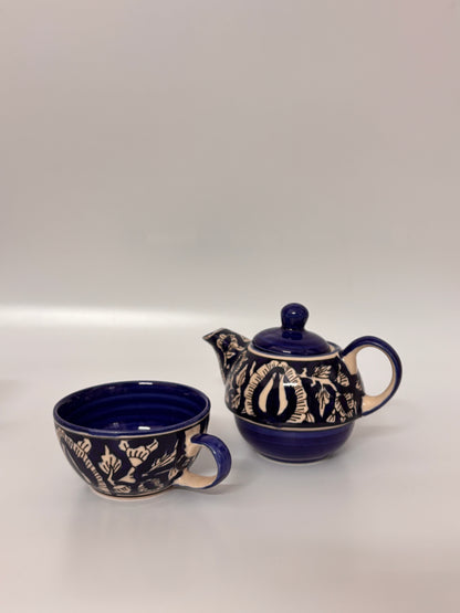 Indigo Handcrafted Tea-for-
One Set