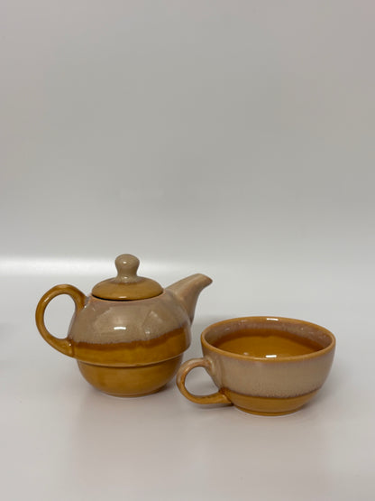Honey Drip Tea-for-One Set