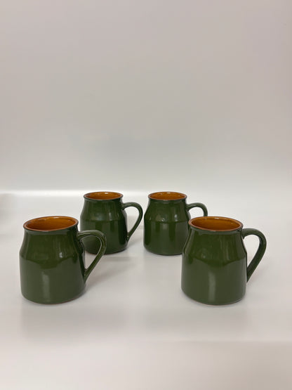 Olive Green Morning Tea Set